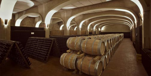 The new ageing cellar was opened